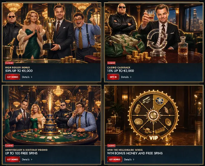 tower casino bonus