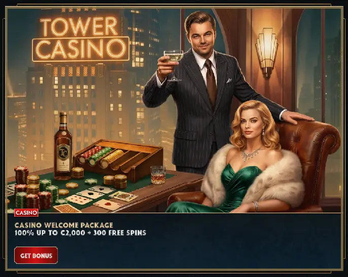 tower casino welcome bonus